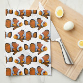 Clownfish Frenzy Küchentücher (Viertel Falte)