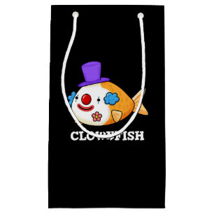 Clownfish Funny Animal Fish Pub Dark BG Kleine Geschenktüte