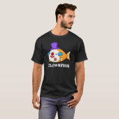 Clownfish Funny Animal Fish Pub Dark BG T-Shirt (Vorne ganz)