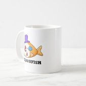 Clownfish Funny Animal Fish Puff Kaffeetasse (Vorderseite Links)