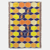 Clownfish Handgezeichnete Kunst Decke (Vorderseite Vertikal)