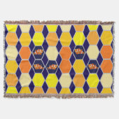 Clownfish Handgezeichnete Kunst Decke (Vorderseite)