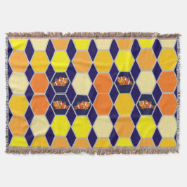 Clownfish Handgezeichnete Kunst Decke