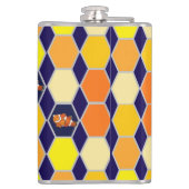 Clownfish Handgezeichnete Kunst Flachmann (Rückseite)