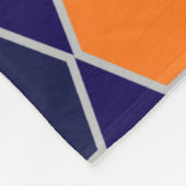 Clownfish Handgezeichnete Kunst Fleecedecke (Ecke)