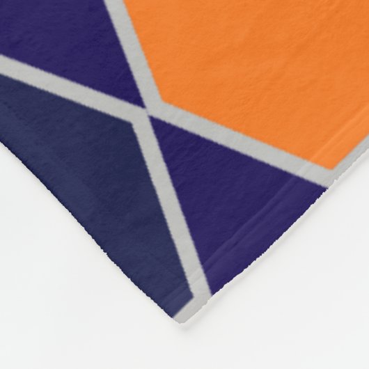 Clownfish Handgezeichnete Kunst Fleecedecke (Ecke)