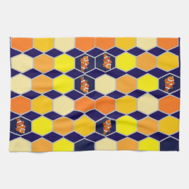 Clownfish Handgezeichnete Kunst Geschirrtuch