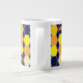 Clownfish Handgezeichnete Kunst Jumbo-Tasse (Rückseite)