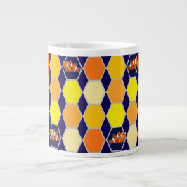 Clownfish Handgezeichnete Kunst Jumbo-Tasse