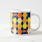 Clownfish Handgezeichnete Kunst Jumbo-Tasse (Rechts)