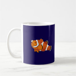 Clownfish Handgezeichnete Kunst Kaffeetasse