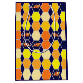 Clownfish Handgezeichnete Kunst Mittlere Geschenktüte (Vorderseite)