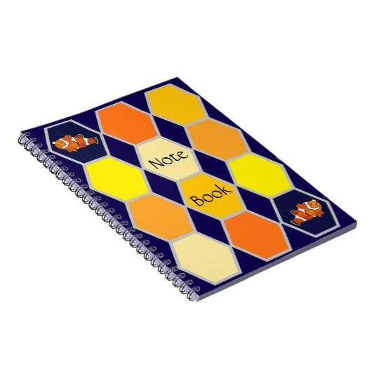 Clownfish Handgezeichnete Kunst Notizblock (Rechte Seite)