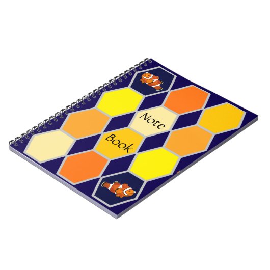 Clownfish Handgezeichnete Kunst Notizblock (Linke Seite)