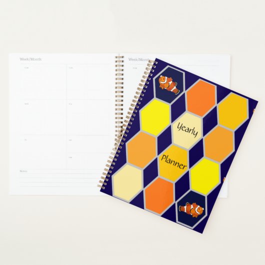 Clownfish Handgezeichnete Kunst Planer (Anzeige)