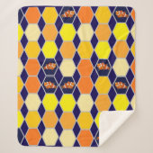 Clownfish Handgezeichnete Kunst Sherpadecke (Vorderseite)