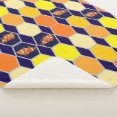 Clownfish Handgezeichnete Kunst Sherpadecke (3/4)