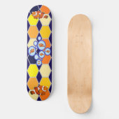 Clownfish Handgezeichnete Kunst Skateboard (Vorderseite)