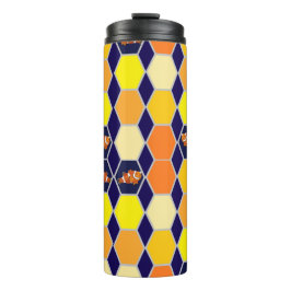 Clownfish Handgezeichnete Kunst Thermosbecher