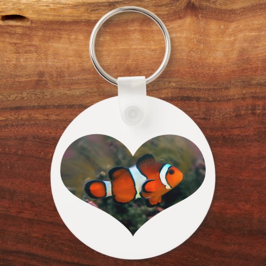 Clownfish Herzkette Schlüsselanhänger (Vorderseite)