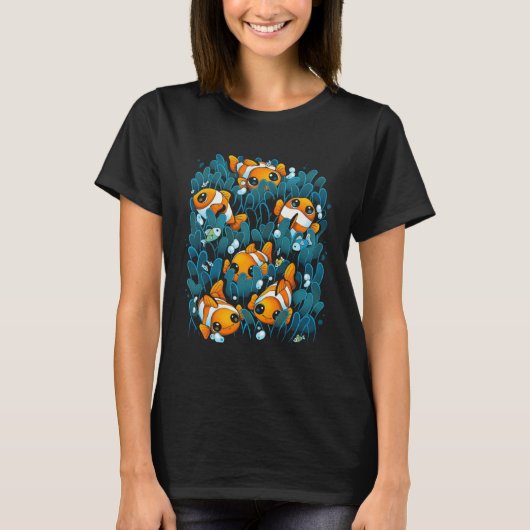 Clownfish Kids Cute Clown Fish T-Shirt (Vorderseite)
