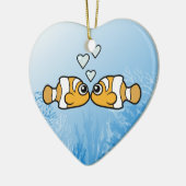 Clownfish Liebe Keramikornament (Links)