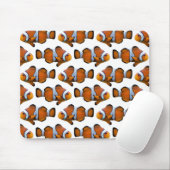 Clownfish Raserei Mousemat (weiß) Mousepad (Mit Mouse)