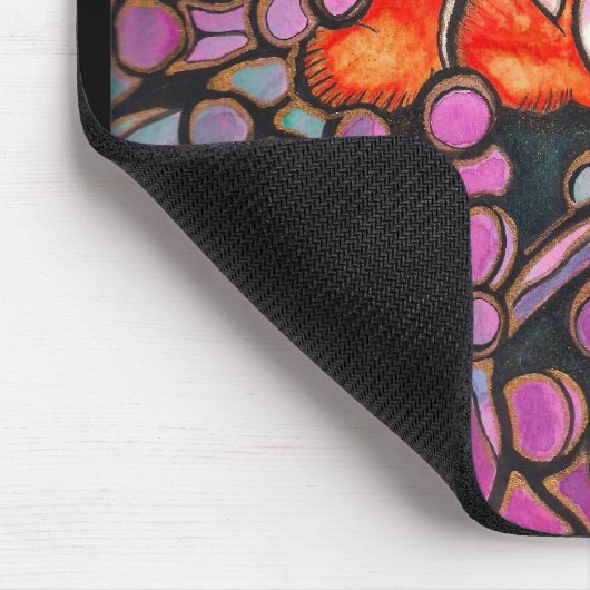 Clownfish Seeanemonen-"Buntglas" Entwurf! Mousepad (Ecke)
