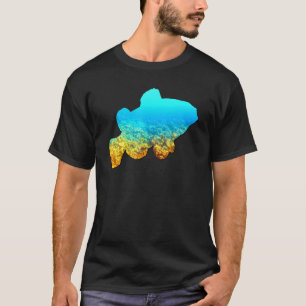 Clownfish Silhouette Earth Day and Ocean Week T-Shirt