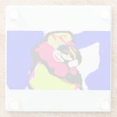 Clownfish summer  glasuntersetzer (Rückseite)