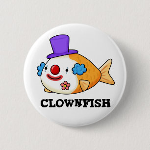 Clownfish Süße Tier Fischpuppe Button