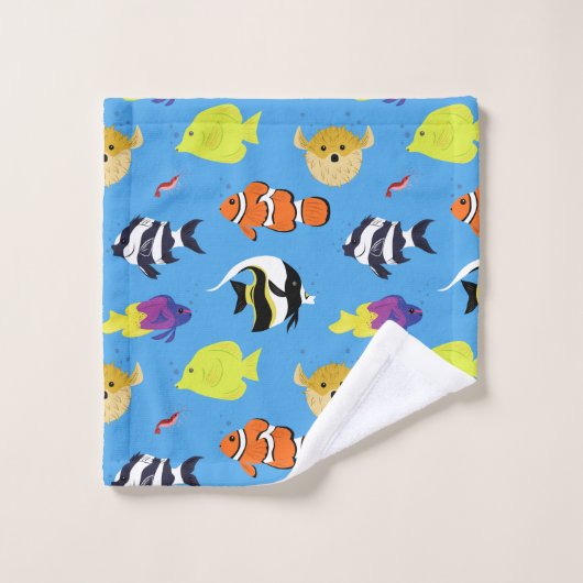Clownfish und Freunde Badhandtuch Set (Waschlappen)