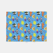 Clownfish und Freunde Fleecedecke (Vorderseite (Horizontal))