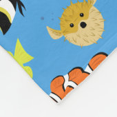 Clownfish und Freunde Fleecedecke (Ecke)