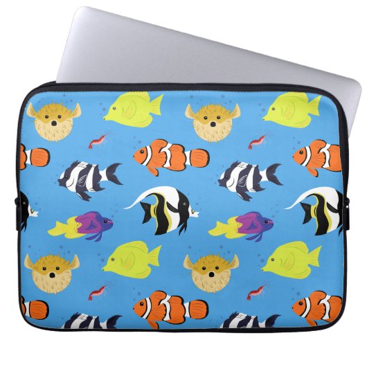 Clownfish und Freunde Laptopschutzhülle (Vorderseite)