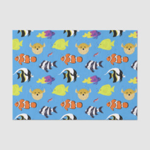 Clownfish und Freunde Seidenpapier