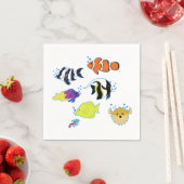 Clownfish und Freunde Serviette (Beispiel)