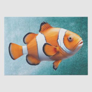 Clownfish Wasserfarbe Seidenpapier