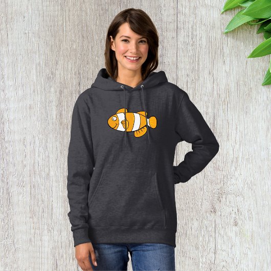 Clownfish Womens Hoodie