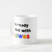 Clowngeschäft Kaffeetasse (Vorderseite Links)