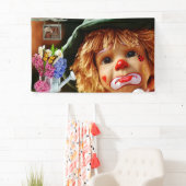 Clowngesicht Banner (Insitu)