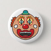 Clowngesicht Button (Vorderseite)