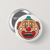 Clowngesicht Button (Vorne & Hinten)