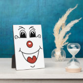 CLOWNGESICHT FOTOPLATTE (Seite)