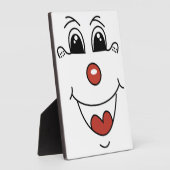 CLOWNGESICHT FOTOPLATTE (Seite)