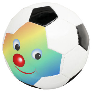 Clowngesicht Fußball
