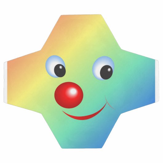 Clowngesicht Fußball (Flach)