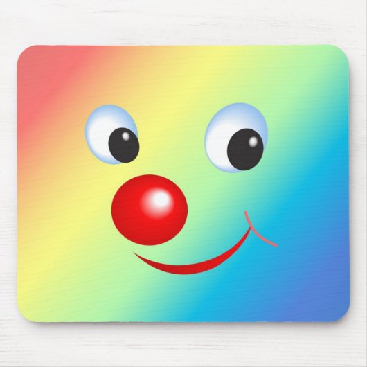 Clowngesicht Mousepad (Vorne)