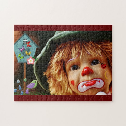 Clowngesicht Puzzle (Horizontal)
