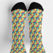 Clowngesicht Socken (Oben)